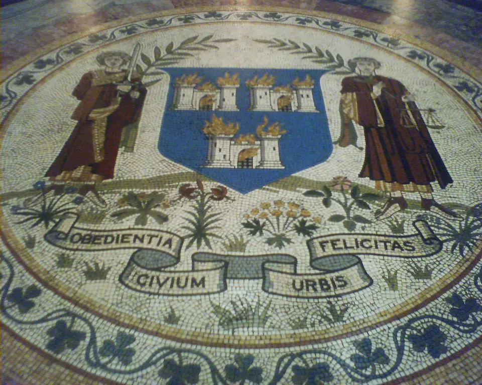 the floor of City Hall, Dublin