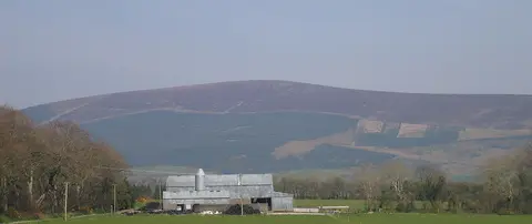 Church Mountain, taken from the south near Donard, County Wicklow, Ireland