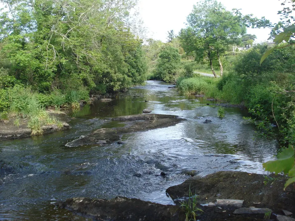Inagh River, view upstream