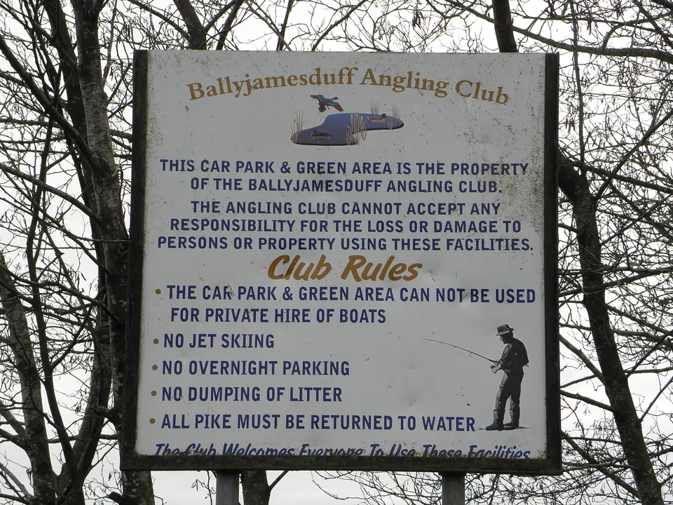 Information Board at Lecken Lake http://www.fishingireland.com/lacken.html