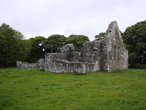 Photograph of the remains of Inishmaine Abbey, Co. Mayo, Ireland