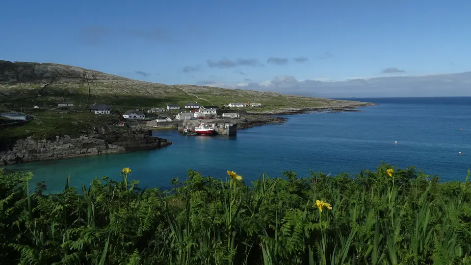 Inishturk - Harbour & main village