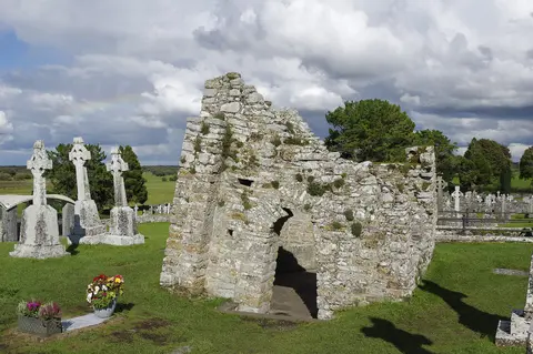 Ireland, Clonmacnoise, Temple Ciarán