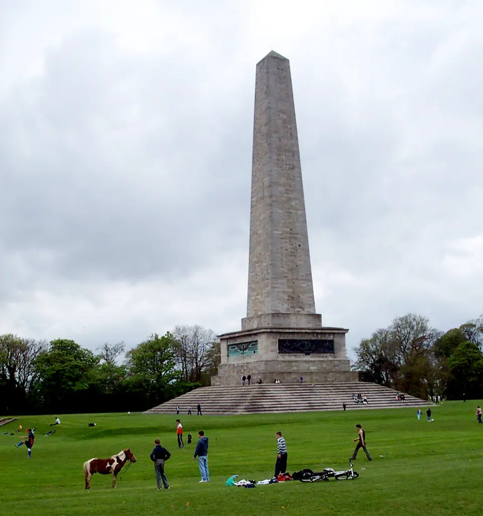 The Wellington Monument in Phoenix Park, Dublin, Ireland.