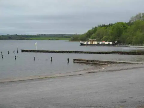 Jetties on Lough Key At a picnic spot on the west side of the Lough.