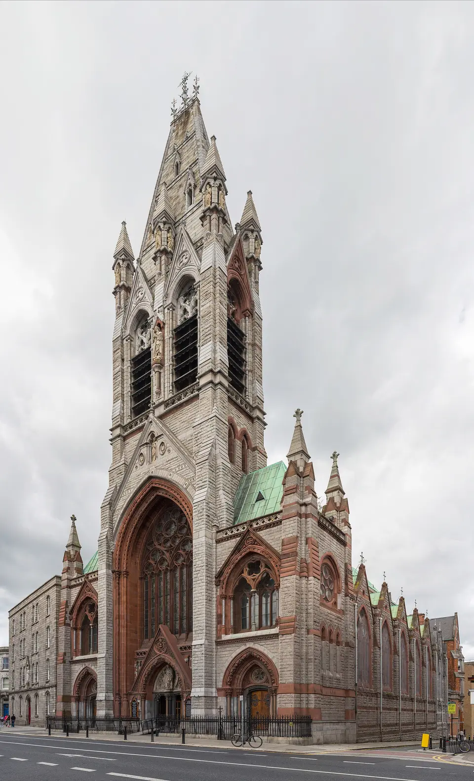 The exterior of John's Lane Church in Dublin, Ireland.