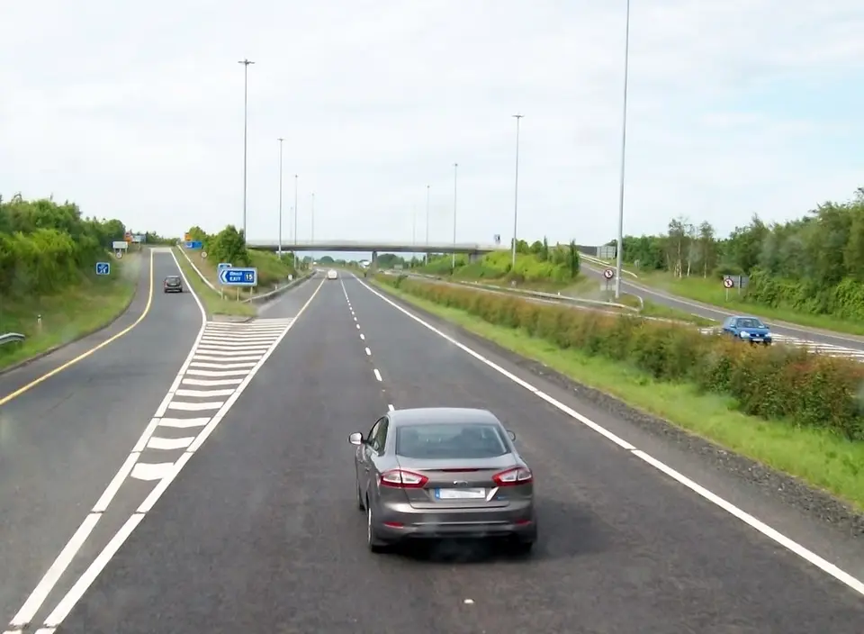 Junction 15 on the M1 near Castlebellingham