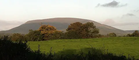 A rather poor picture of Keeper Hill in County Tipperary.