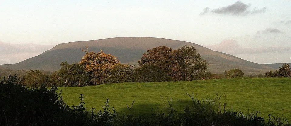 A rather poor picture of Keeper Hill in County Tipperary.