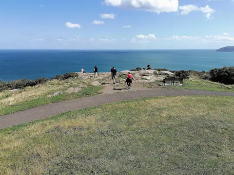 A view of Killiney Bay.