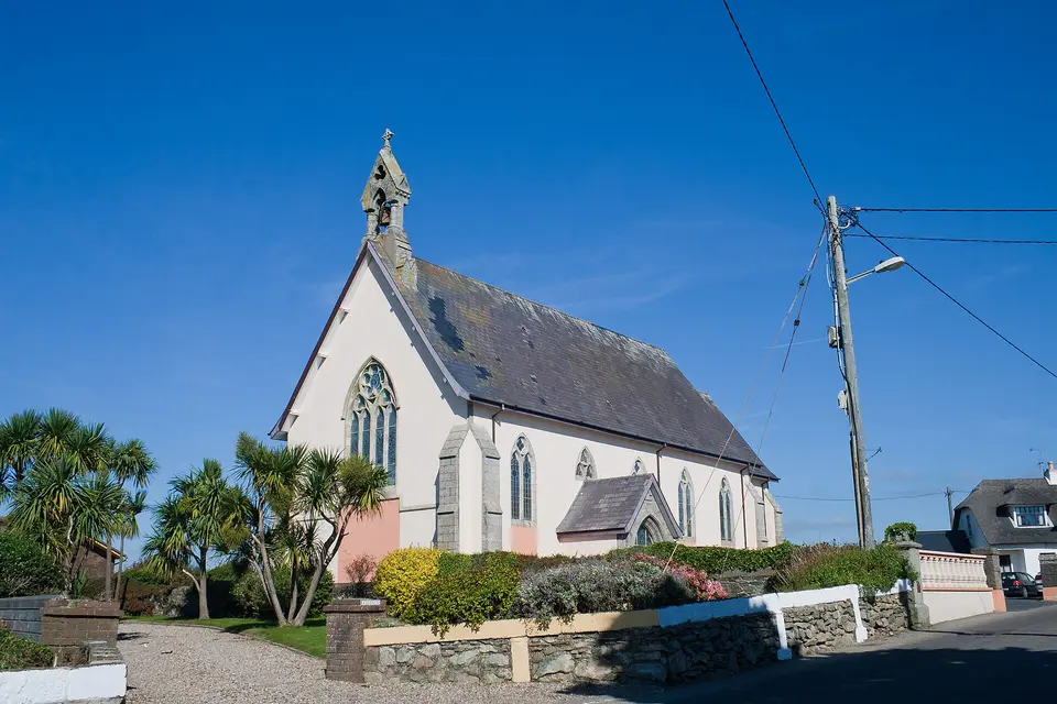 St. Peter's Church as seen from the road.