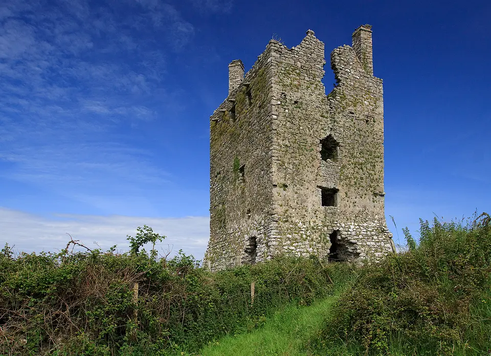 Kinlough Castle in County Mayo