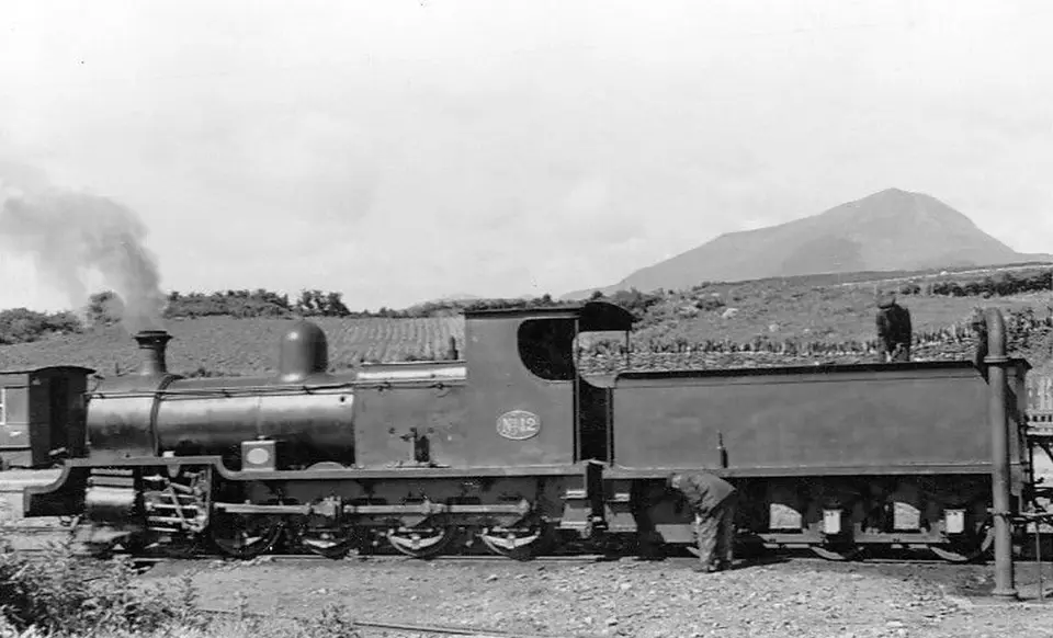 at Creeslough. Hudswell Clarke 747 of 1905. H C Casserley photo