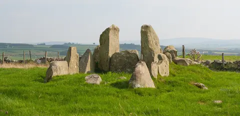 North-west chamber of the court tomb at Laraghirril.