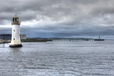 Lighthouse on Shannon river at Tarbert