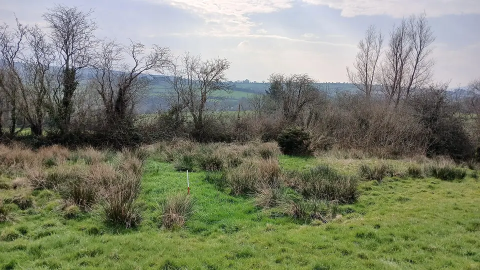 The location of Tobernaraha according to local knowledge and old Ordnance Survey maps. There was water cress and fool's watercress (tastes like carrots) growing in the water.