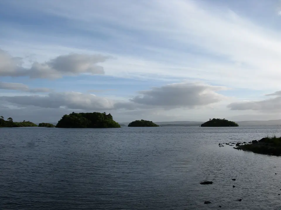 Lough Corrib from Ashford Castle, Cong, County Mayo, Ireland