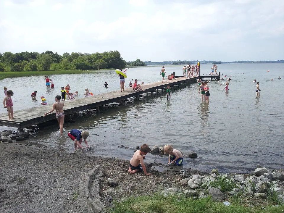 Lough Lene bathing pier