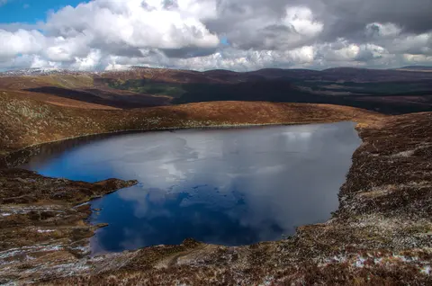 Lough Ouler from Tonelagee, Wicklow, Ireland