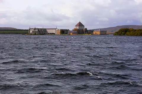Station Island on Lough Derg, County Donegal, Ireland.