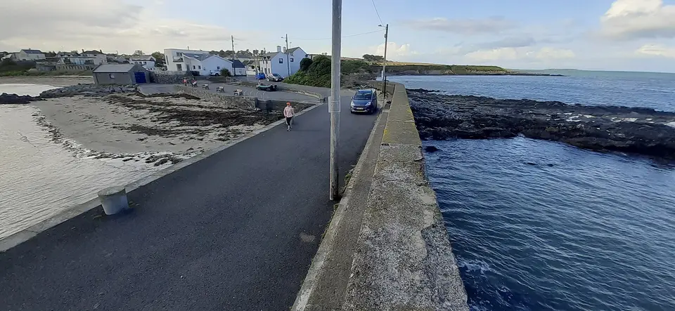 Loughshinny pier and harbour, County Dublin, Ireland