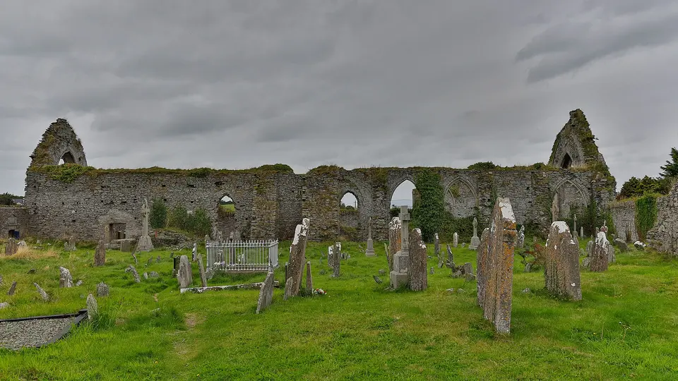 South view of St. Mary's Priory, Louth.
