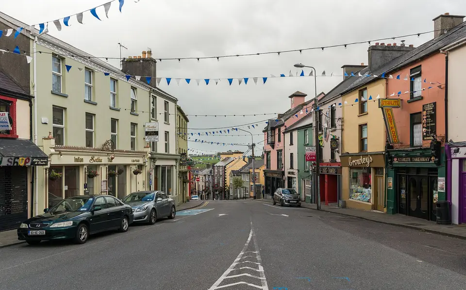 A view of the Lower Bridge Street, Killorglin