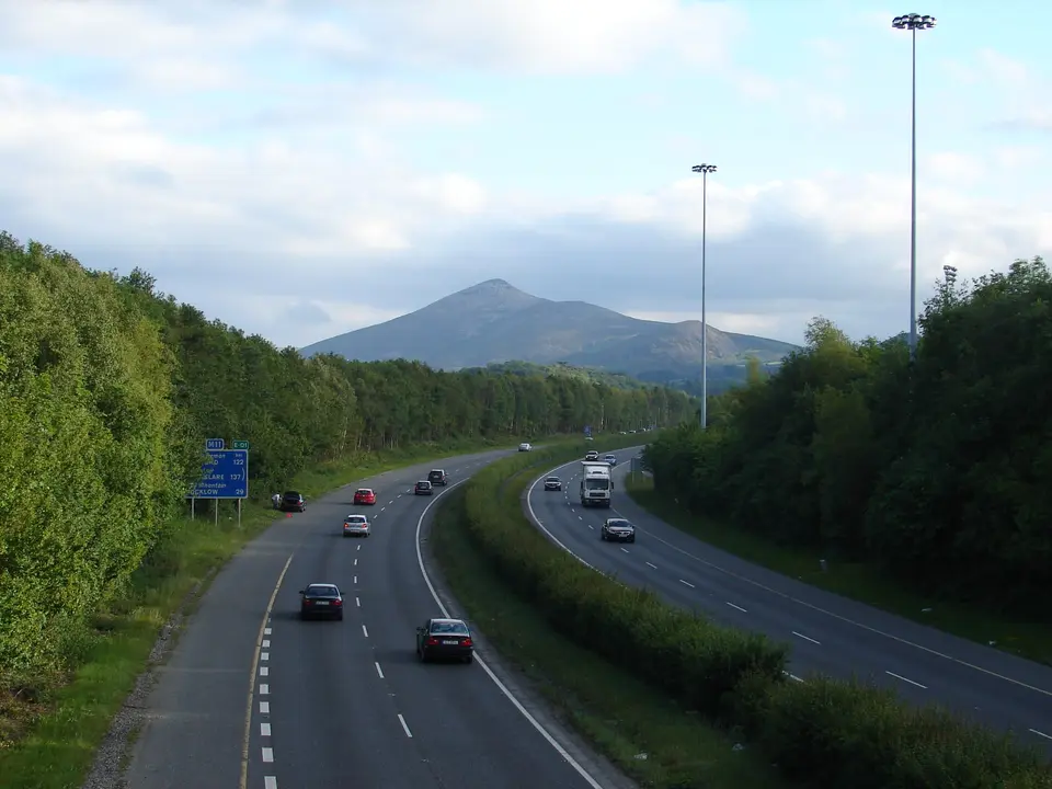 M11 near Bray from the bridge