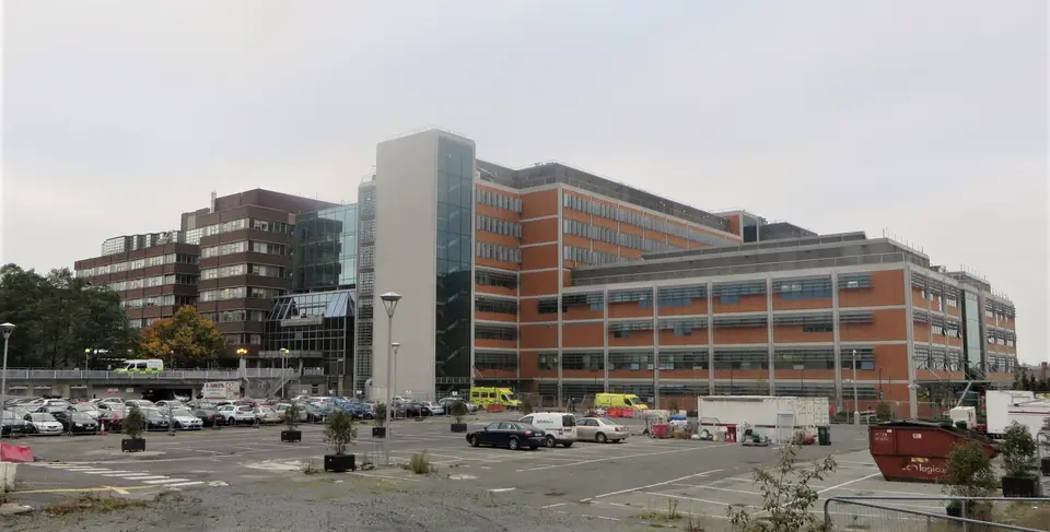 The Mater Misericordiae University Hospital on Eccles Street in Dublin, Ireland.