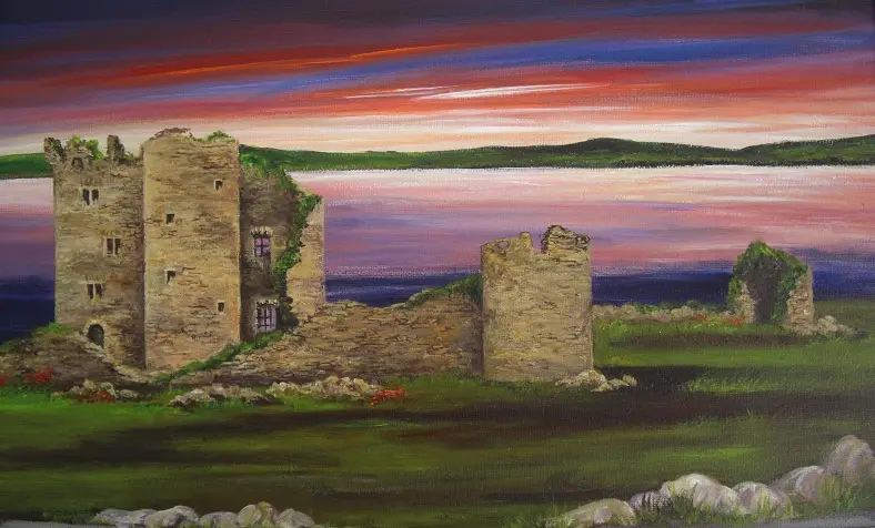 McGrath Castle, Termonmcgrath, Barony of Tyrhugh, Co. Donegal