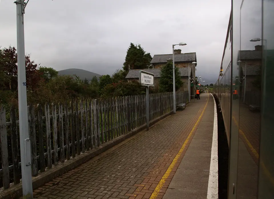 Millstreet, Co Cork. Millstreet rail station between Mallow and Killarney.