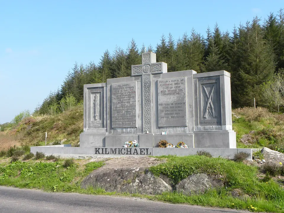 Monument at Kilmichael ambush site