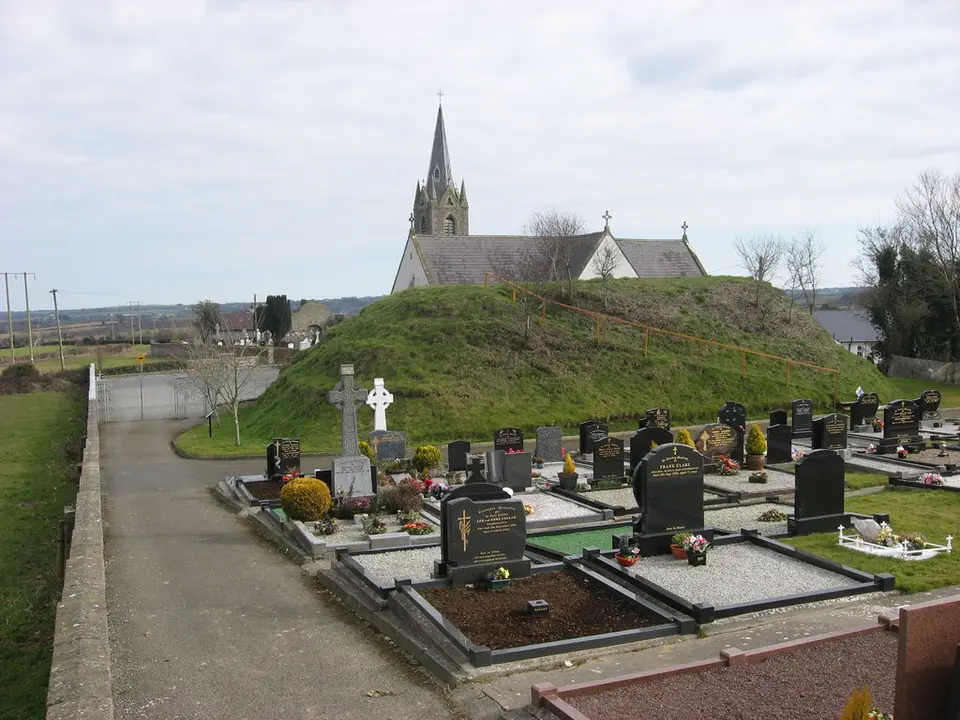 Motte at Dromin, Co. Louth Anglo-Norman motte situated at the west of St. Joseph's Church.