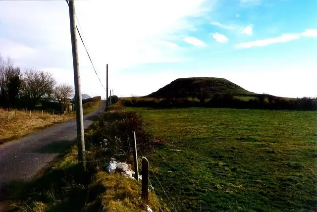 Motte at Dunnamona, Co. Westmeath Large Anglo-Norman motte-and-bailey.