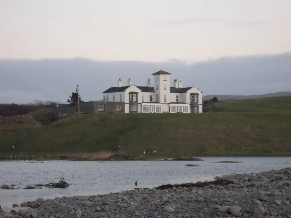 Moy House from the seaside