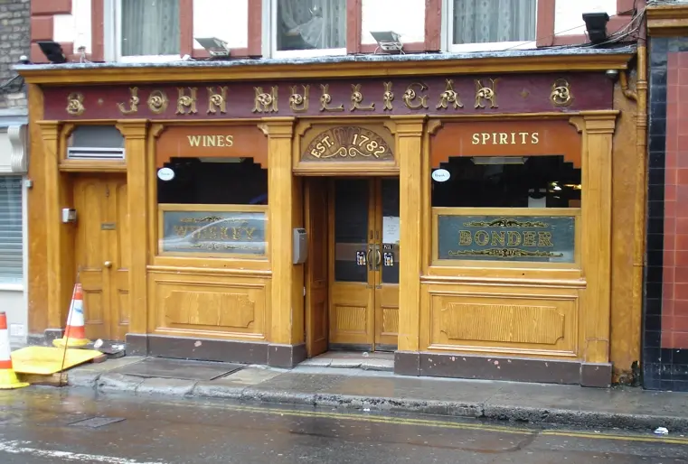 Frontage of Mulligan's Pub, Poolbeg Street, Dublin