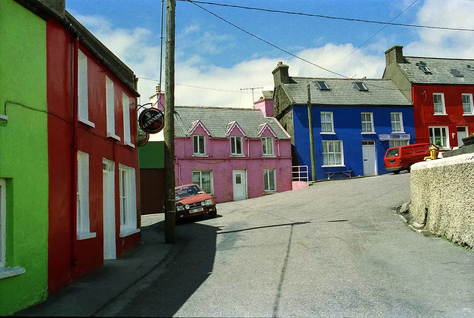 Multicoloured Houses of Eyeries - June 1994