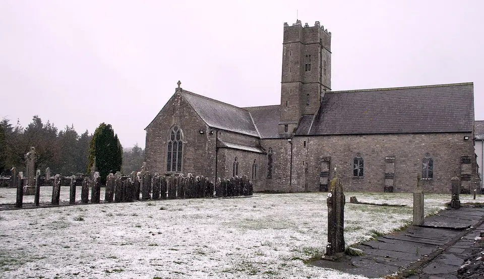Multyfarnham Friary and Church in County Westmeath, Ireland