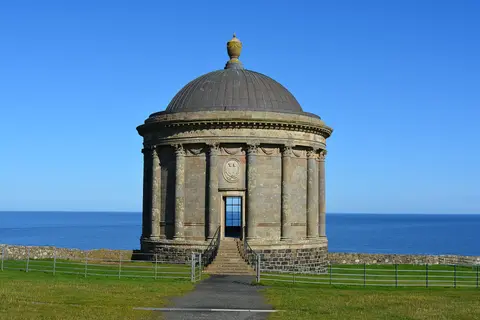 Mussenden Temple, Northern Ireland. Built between 1783 and 1785