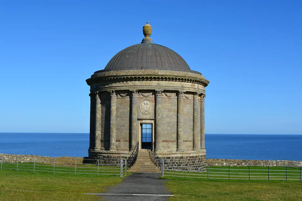 Mussenden Temple, Northern Ireland. Built between 1783 and 1785