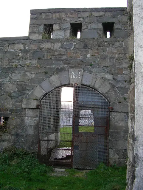 Front gate of Ned's Point Fort near Buncrana, co Donegal
