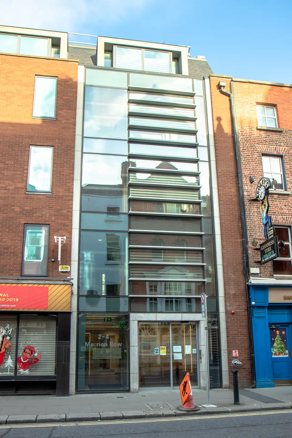 Exterior of Embassy of New Zealand in Dublin, Ireland.
