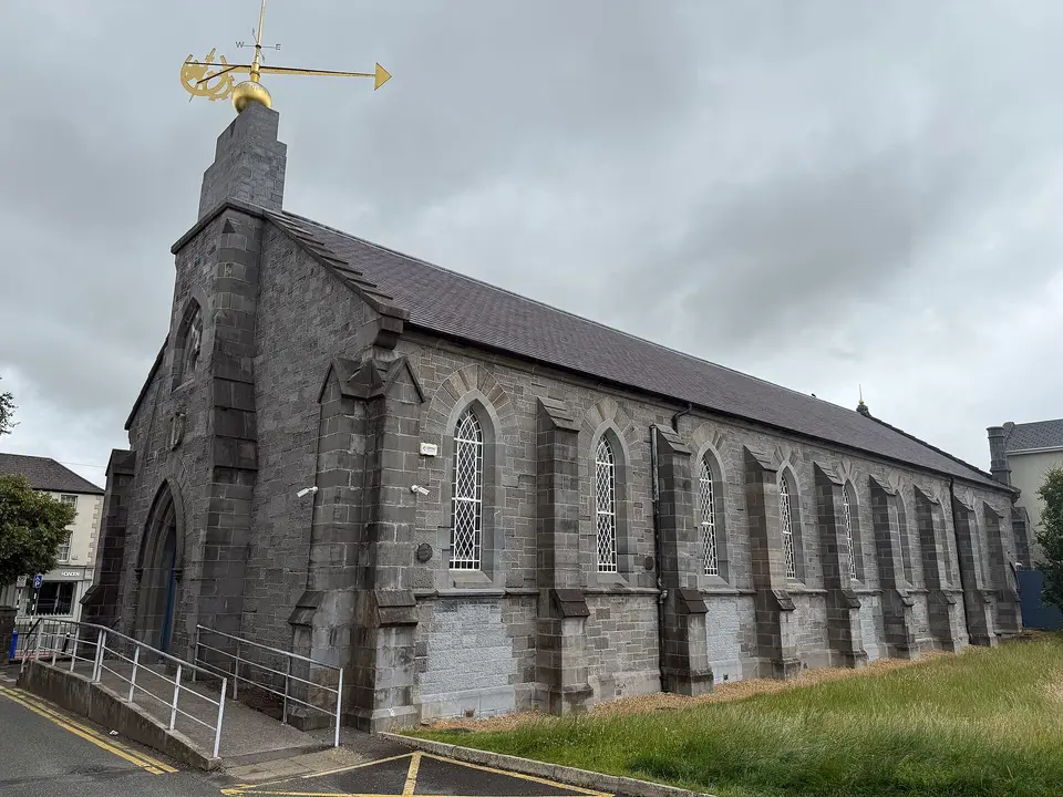 A view of Newbridge Town Hall.
