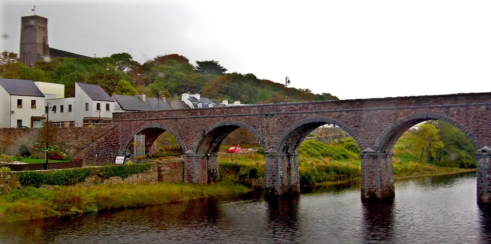 Newport - County Mayo - Seven Arch Railway Viaduct over Black Oak River