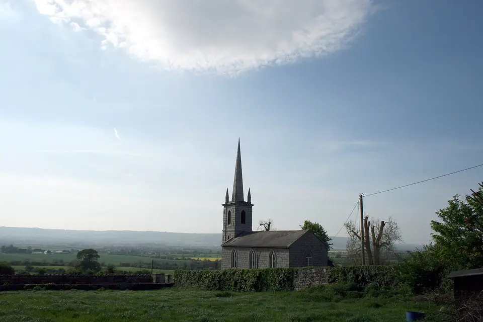 Nurney, County Carlow, near to Nurney, Ballyrvan, The Harrow and Hooper's Cross Roads, Carlow, Ireland. St John's Church