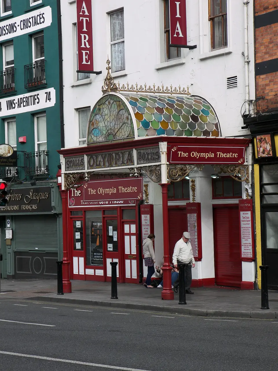 The entrance to the Olympia Theatre, Dublin, photographed in 2009.