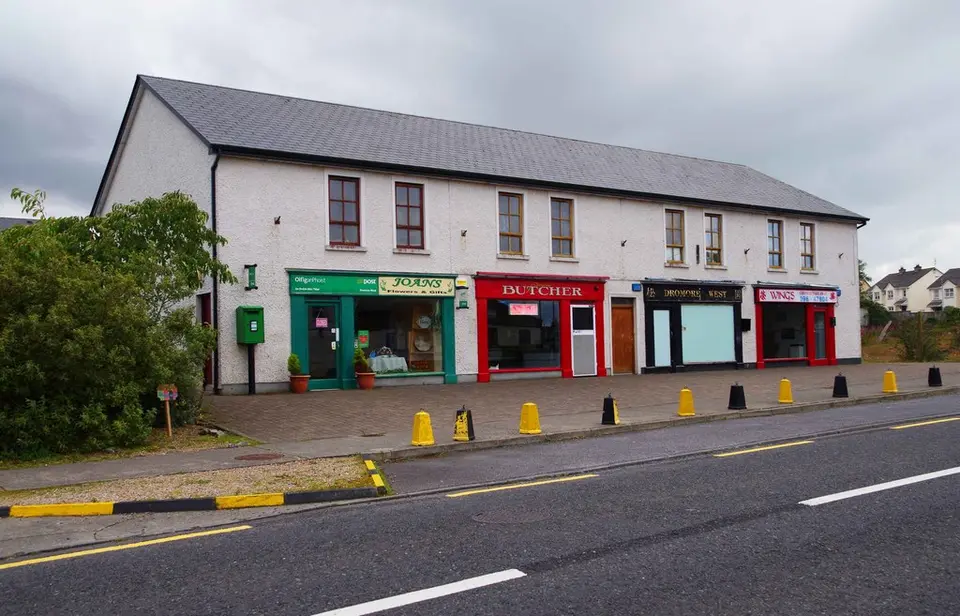 Parade of shops, Fair Green, Dromore West, Co. Sligo