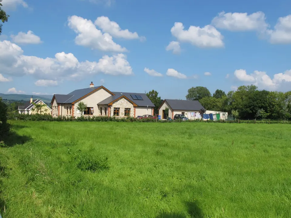 Pasture and houses