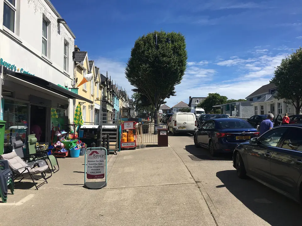 Pavement along Main Street, Carrickart