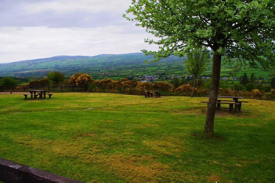 Picnic site and viewpoint in Silvermine Mountains, Co. Tipperary